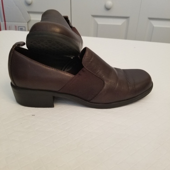 Borelli Womens Brown Leather Shoes Size 7.5 M - Picture 6 of 7